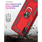 Wholesale Samsung Galaxy A10e Tech Armor Ring Grip Case with Metal Plate (Rose Gold)